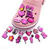 Fresh Pink Cute Shoe Flower Buckles - Croc Accessories