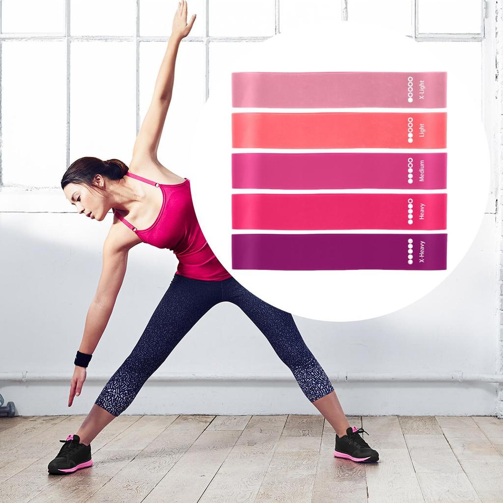 Yoga Resistance Bands Stretching Belt for Fitness Elastic Pilates Pull Resistance Bands Equipment for Butt Gym Workout Sports
