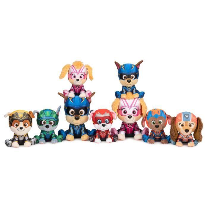 Patrouille the mighty movie mascotte skye peluche chien doux 23cm