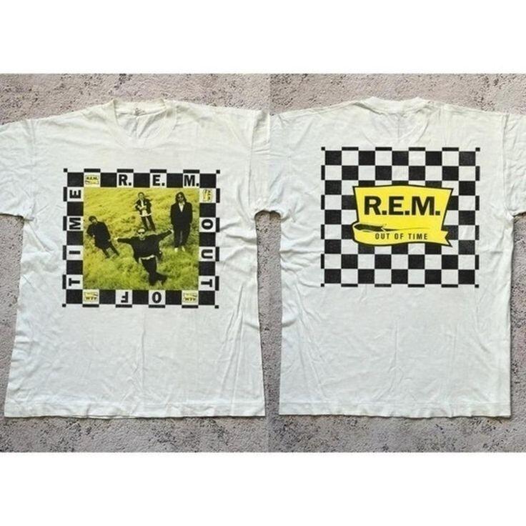 Rem Rock Band Out Of Time Unisex Shirt Full Size IM0723 Unisex T-Shirt XXL