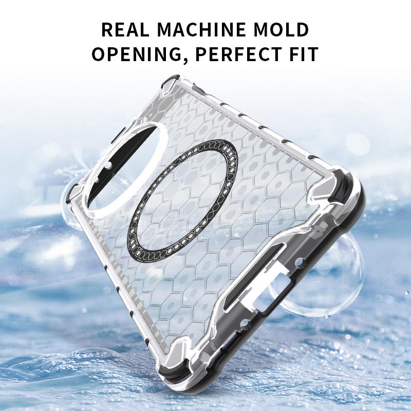 For OnePlus 13R 5G Magnetic Ring Back Cover Phone Case Magsafe Ring Wireless Charge Lens Protect Shockproof Coupe Cases