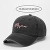 Adjustable Mama Heart Caps Washed Cotton Baseball Cap Fashion Sport Visors Cap  Gifts