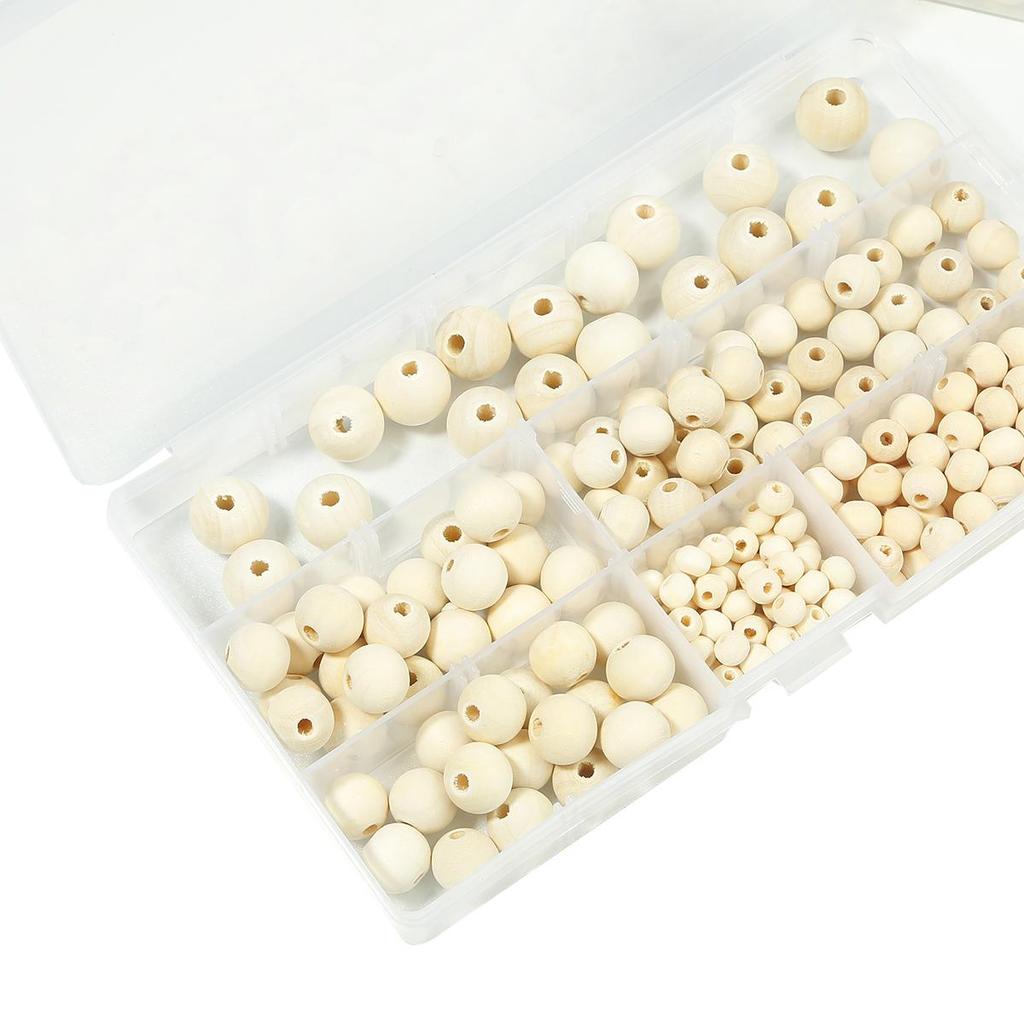 Original Wooden Beads&4-meter Elastic Thread Sleeve Box & Bone Bag Packaging