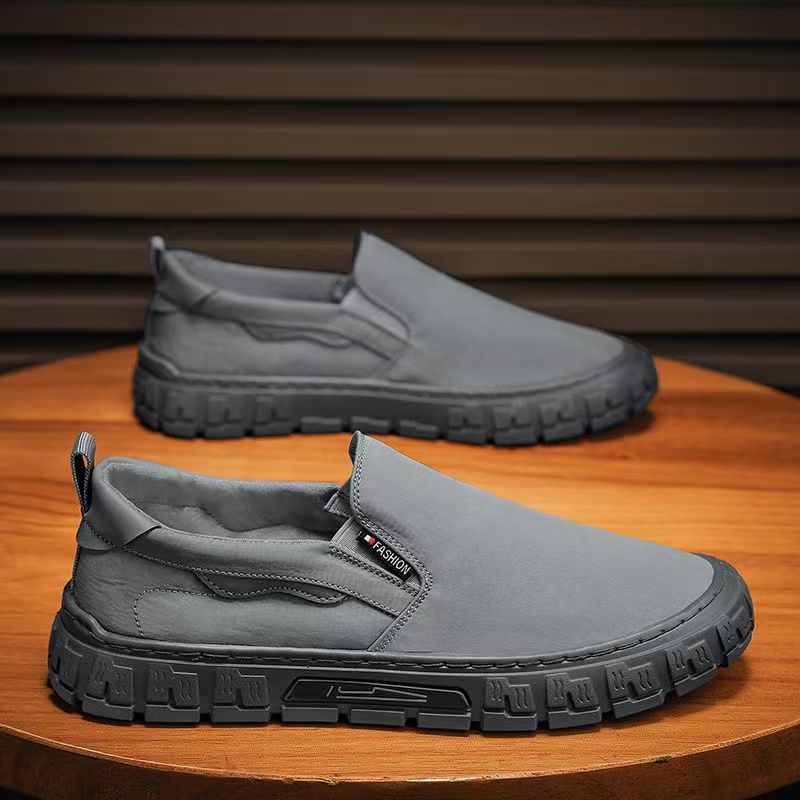 Men's Shoes Lightweight, Non-slip and Wear-resistant Casual Canvas Shoes Men's Breathable Trend Versatile Soft-soled Cloth Shoes