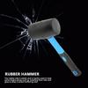 Doppelseitiges weiches und hartes blau-schwarzes Gummihammer-Installationswerkzeug