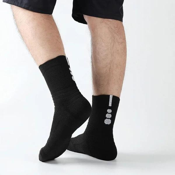 3 Pairs Anti-slip Football Socks Men Women Cotton Sock Short Long Tube Soccer Basketball Sport Socks Breathable Deodorous Socks 39-45