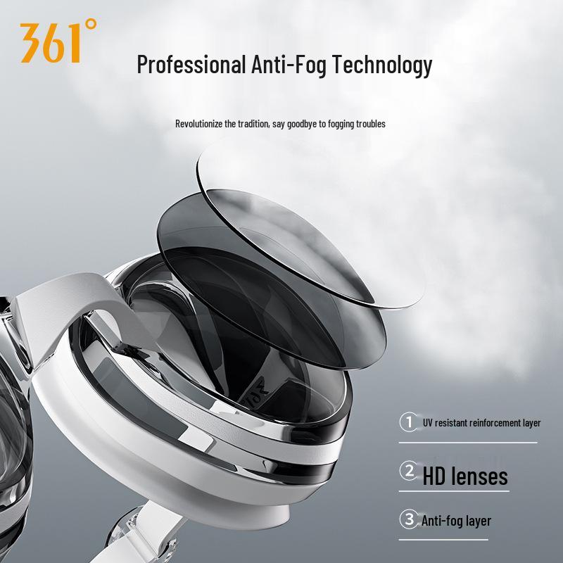 Unisex High-Definition Waterproof Anti-Fog Swimming Goggles, Pool Equipment 2025