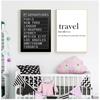 Airport Board Destination Poster Canvas Painting Wall Art Honeymoon Travel Quotes Pictures Home Decoration(Accept Customization)