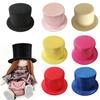 Mini Top Hats Miniature Formal Hats Party Hats for Dolls Snowmen DIY Crafts Christmas Party Decorations