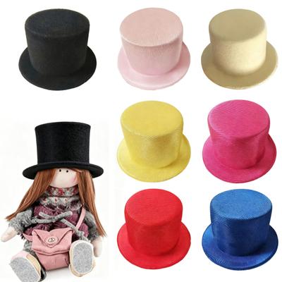 Mini Top Hats Miniature Formal Hats Party Hats for Dolls Snowmen DIY Crafts Christmas Party Decorations