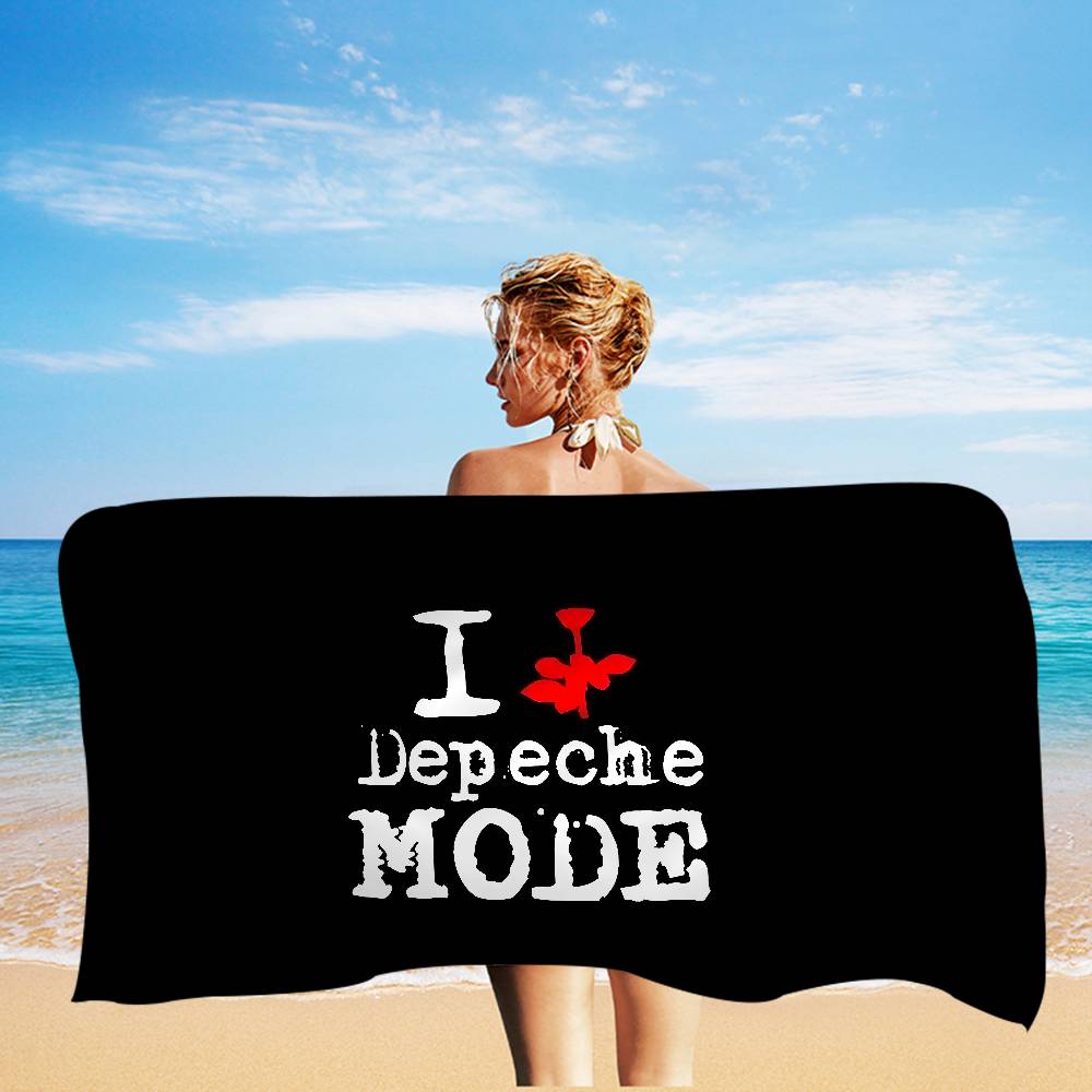 

Rug D-depeches Modes Microfiber Printed Beach Towel Mountain Climbing Yoga Beach Swimming Running Absorbent Soft Towel W30*H60(CM)
