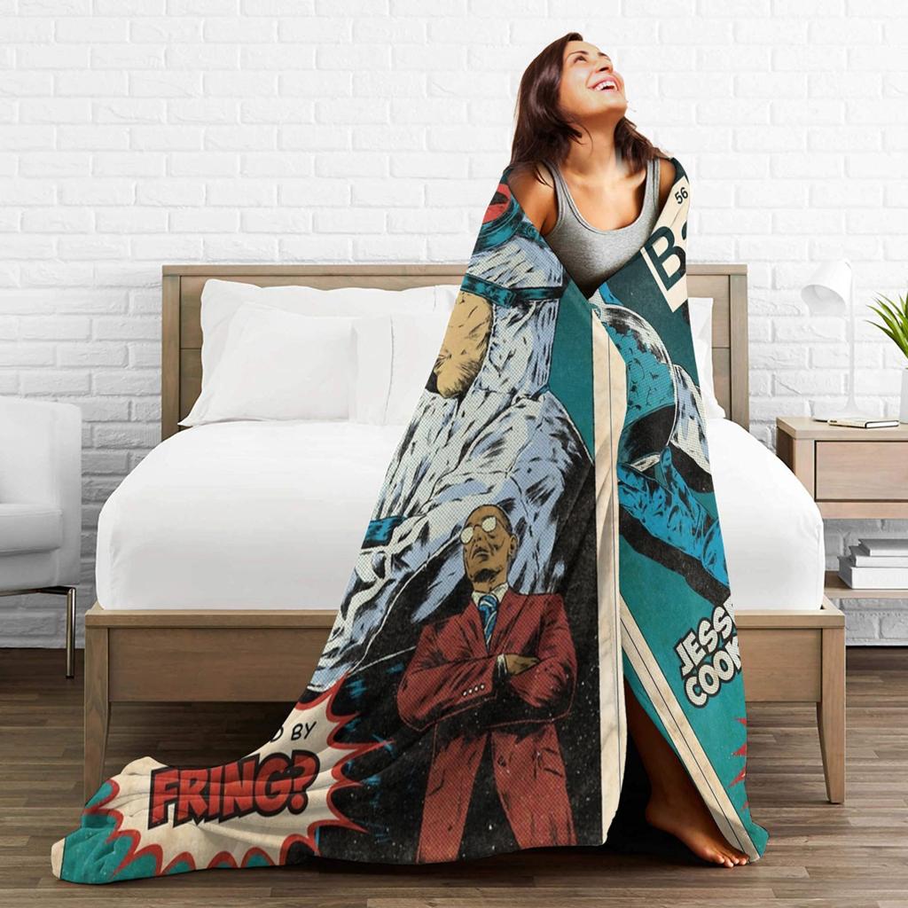 Breaking Bad Vintage Blankets Flannel Summer Air Conditioning Better Call Saul Portable Warm Throw Blanket for Home Couch Quilt