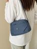 Korean Style Nylon Crossbody Bag With Grid Pattern For Casual Daily Use