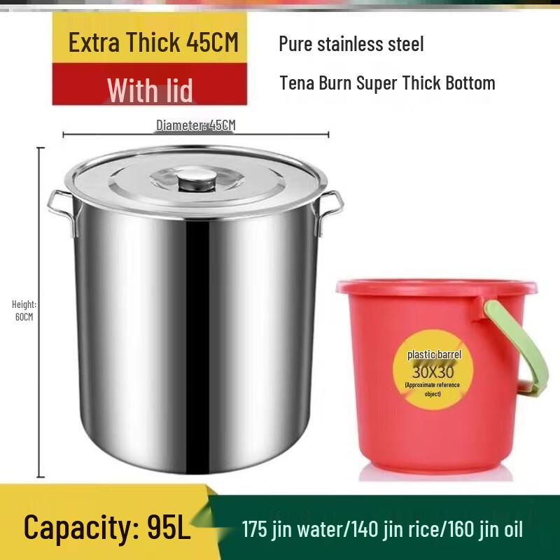 

Large Stainless Steel Multi-Purpose Pot with Lid