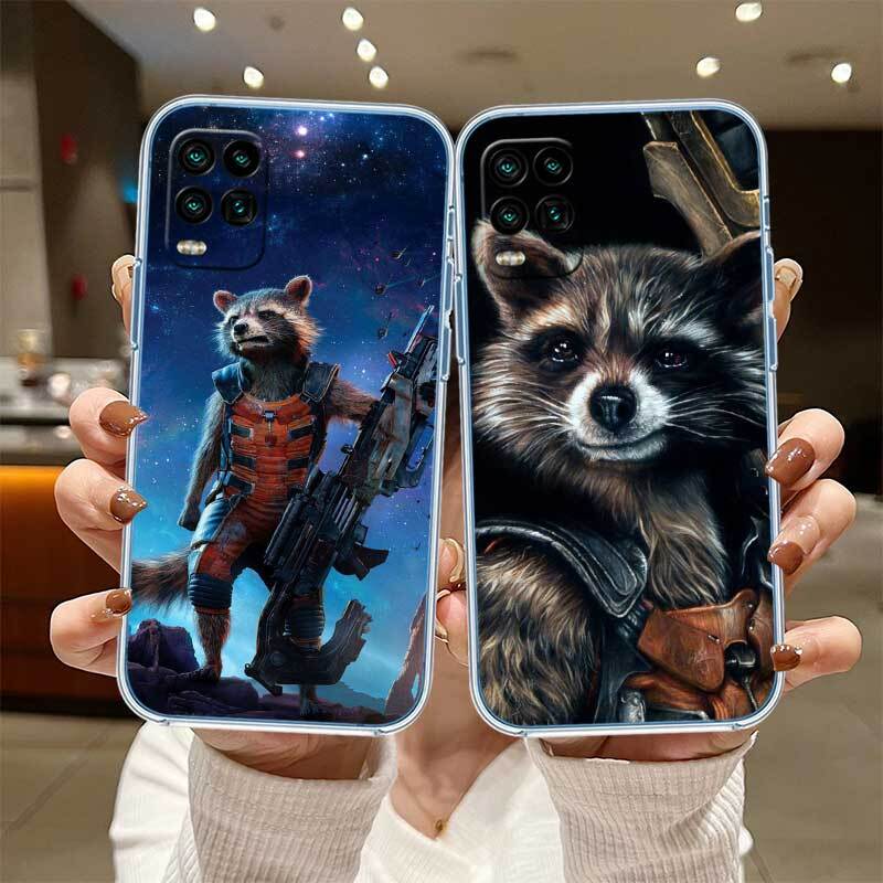 Rocket Raccoon Phone Case for Motorola Edge 20 30 S30 40 50 Fusion Lite Plus Pro Ultra Neo One Action Zoom Hyper Power Macro Vision