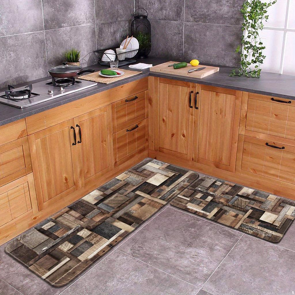 1 buc Bușteni imprimat Covoraș de bucătărie Covor de uz casnic Covorașe anti-alunecare Covor, Bucătărie Spălătorie Intrare Decor Home Decor Toamnă Iarnă