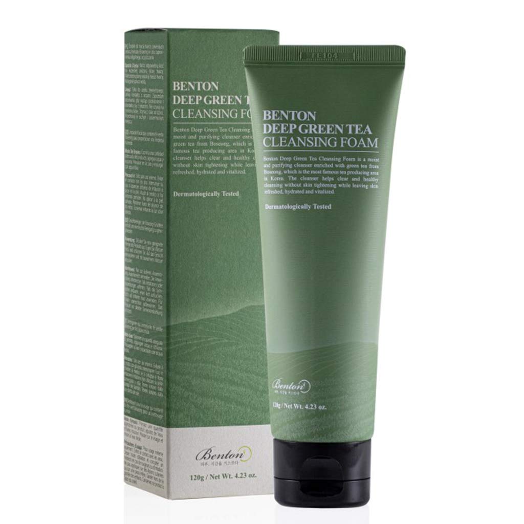 

Пенка для умывания BENTON Deep Green Tea Cleansing Foam 120g