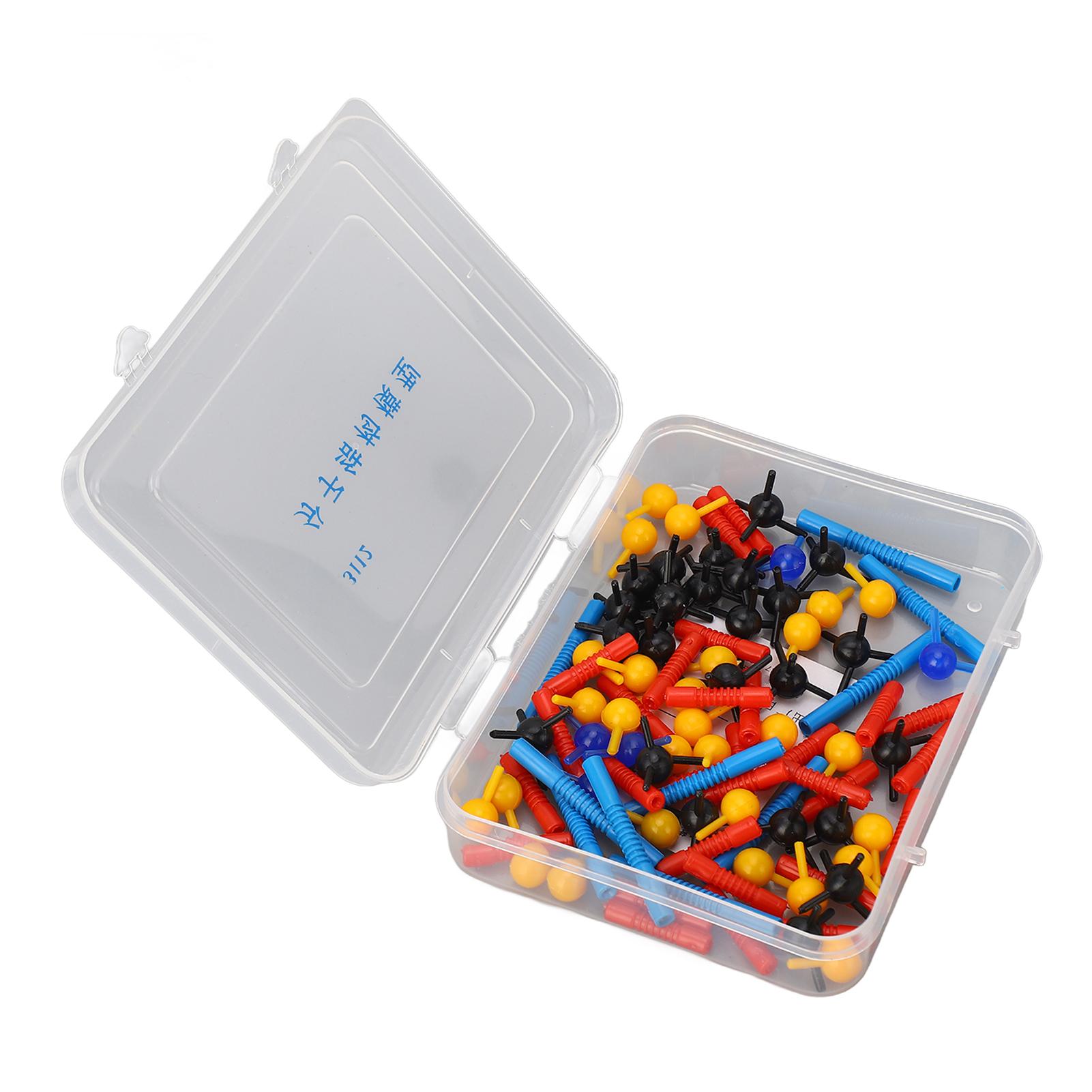 Модель молекулярной структуры Органическая химия Шариковая стержневая масштабная модель с коробкой для хранения для школьной лаборатории