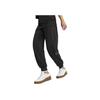 Puma Logo Print Drawstring Cuffed Knit Joggers Women Bottoms Black 673639-01