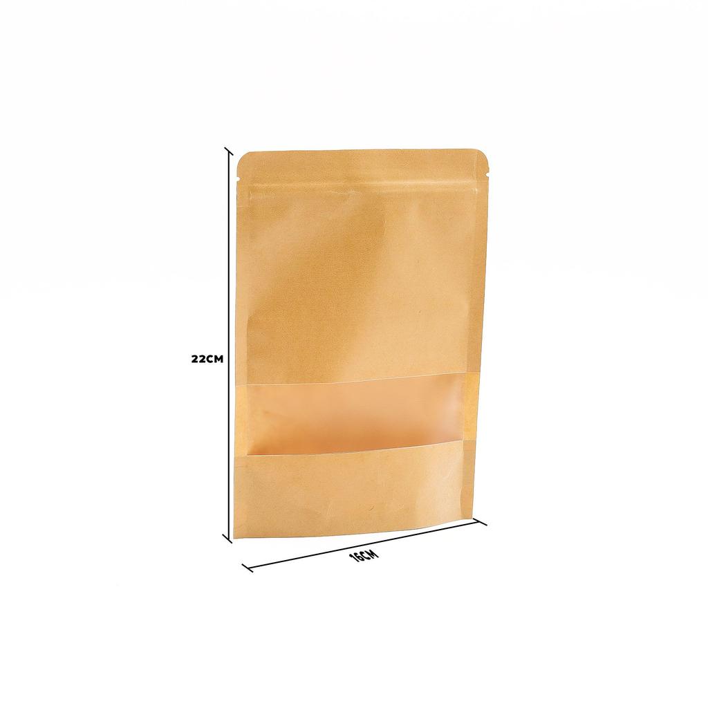 Sac Kraft avec Fenêtre 16 x 24 cm