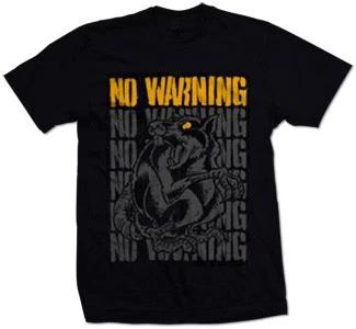 New Music No Warning  Rat  T Shirt S