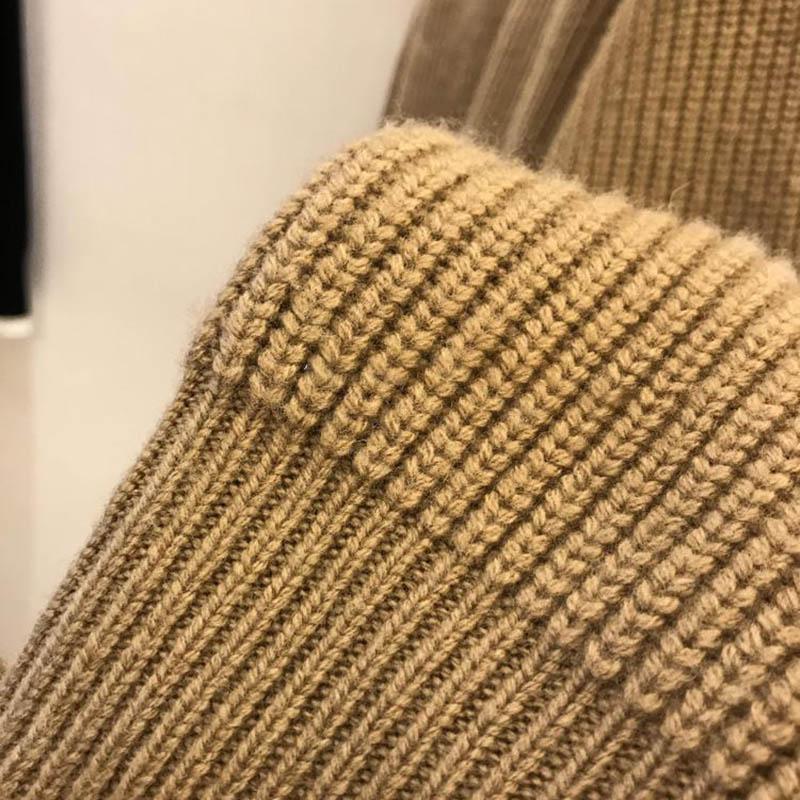 Large Size Sweaters Coat Cardigan for Women Autumn Winter Large Size Vintage Loose Long Sleeve Knit Cardigan Hooded Sweaters Top