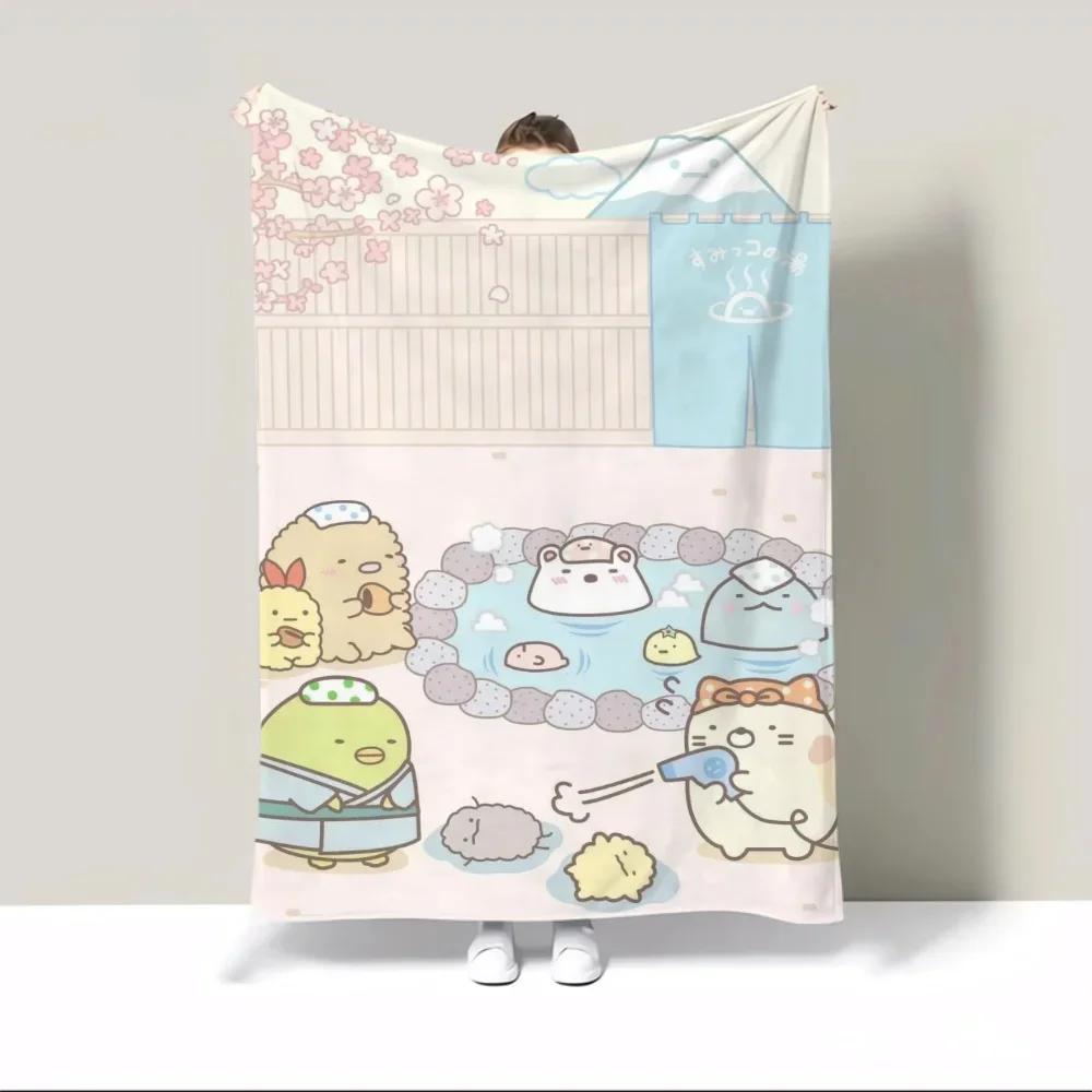 Knee Blanket Sofa Winter Sumikko Gurashi Bed Blankets King Size Fluffy Soft Blankets and Throws Throw Blanket Luxury Beach Towel