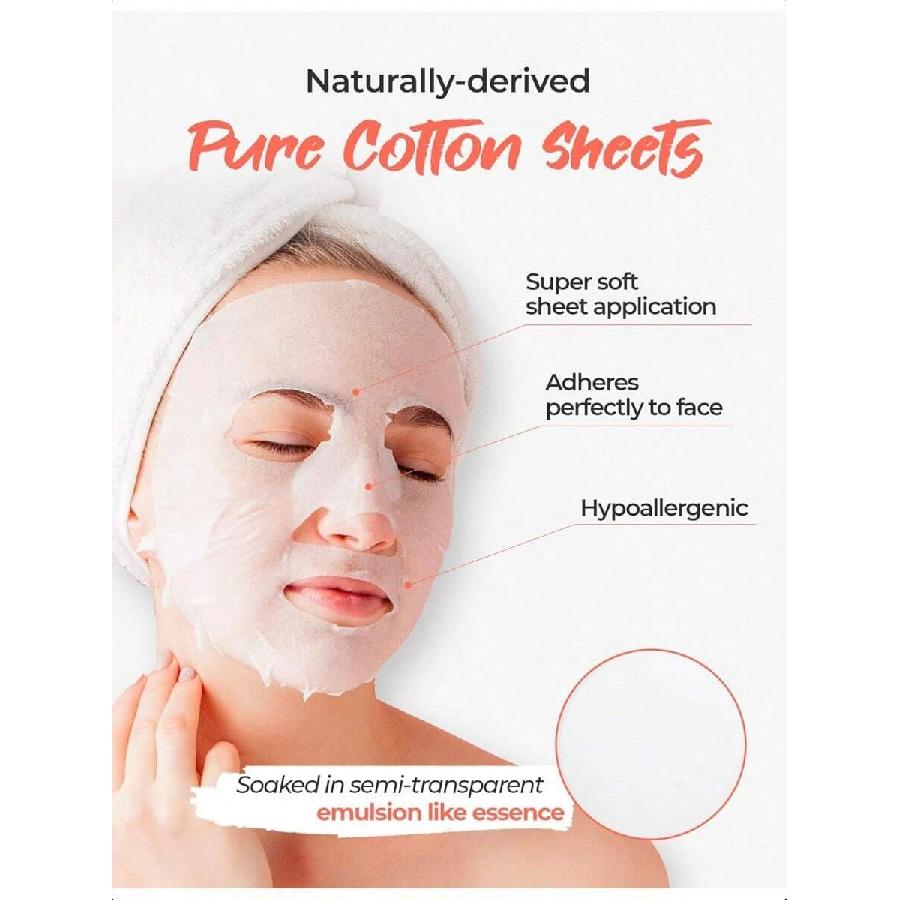 Banobagi Anti-Oxidant Booster Mask 5EA| Korean Collagen Hydrating Face Masks | Beauty Collagen Face Mask Sheet Set | Moisturizing Face Mask Skincare