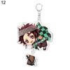 Cartoon Anime Demon Slayer Schlüsselanhänger Taschenanhänger Auto Schlüsselanhänger Schmuck DIY Geschenk