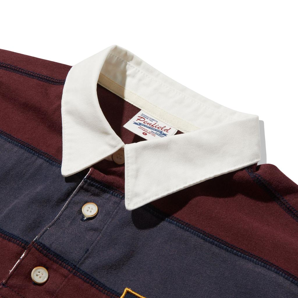 PENFIELD Mtn Div Rugby T-Shirt Wine_Fr2Kt27U