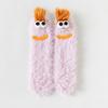 Ugly Cute Funny Socks Women's Medium Tube Socks Autumn and Winter Floor Sleeping Socks Coral Fleece Home Hair Fluffy Cute Warm