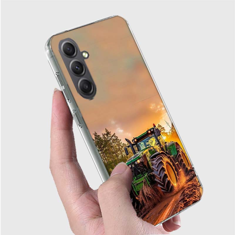 Farm Machinery Harvesters Phone Case for Samsung A16 A26 A36 A56 A17 A37 A57 A07 A06 A02S A03 A04S A05S Galaxy Note 20 10 A50S A