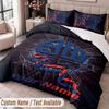 Bolton Wanderers FC Printed Bedding Set Custom Name Text 1 Duvet Cover 2 Pillowcases For Bedroom