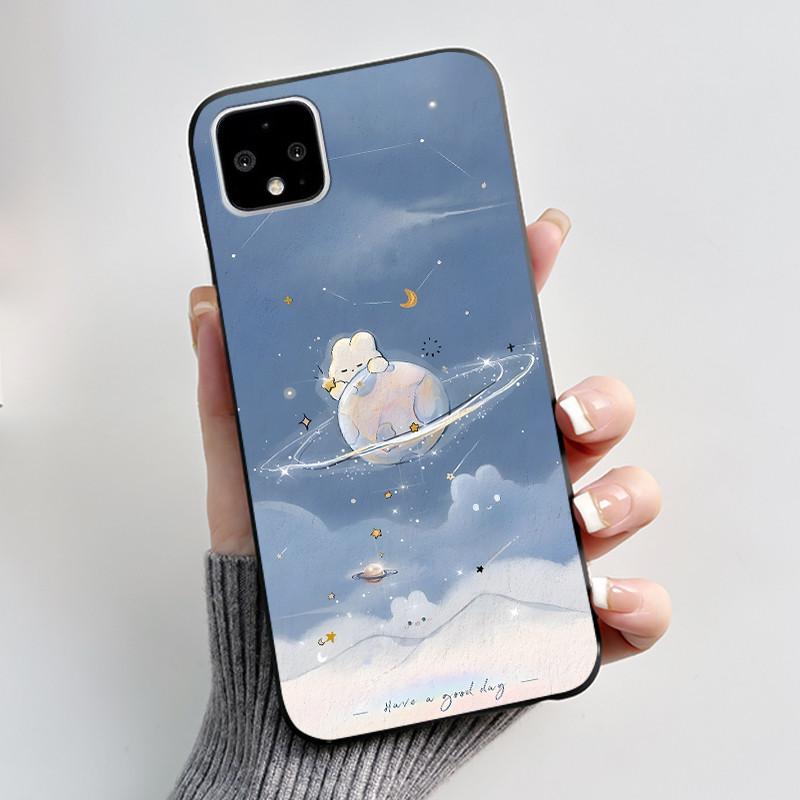 Cute Case For Google Pixel 4/Pixel 4XL Fundas Shell For Pixel 4A 5G 4G/Pixel 5 XL Protective Cover Soft Silicone Cartoon Casing
