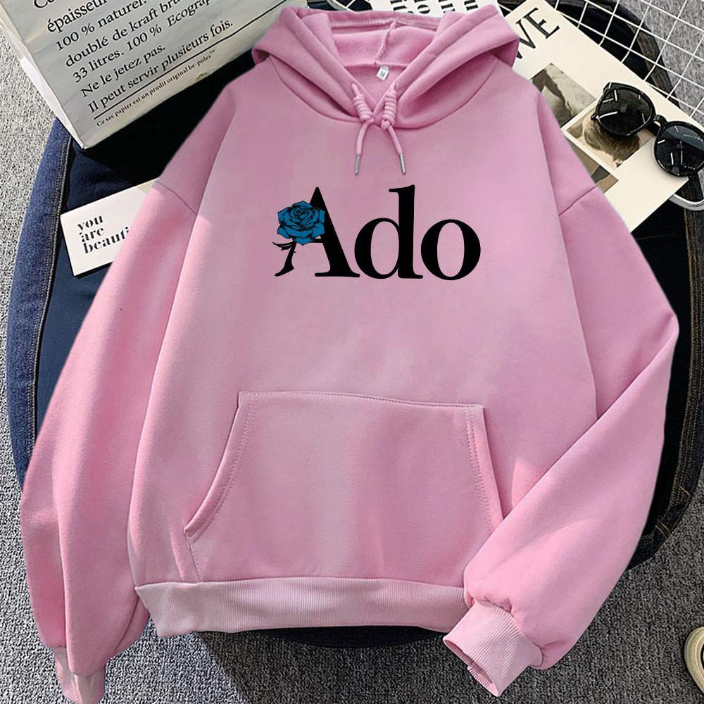 Ado Wish Album Graphic Hoodies Women/Men Hooded Sweatshirts Japan Singer Fashion Style Printing Clothes
