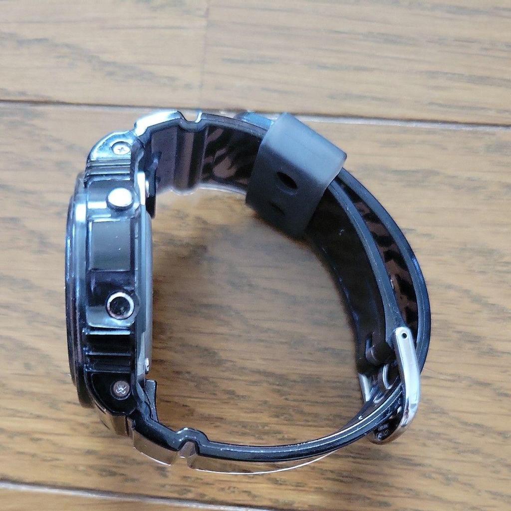 Used CASIO Baby-G X-girl collaboration model black digital watch