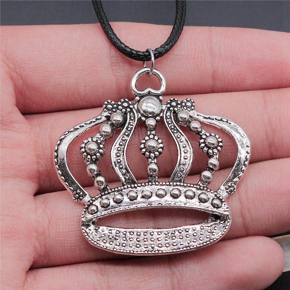 45cm Necklace Leather Chain Big Chief Pharaoh Buddhism Minimalist Jewelry Components QN015