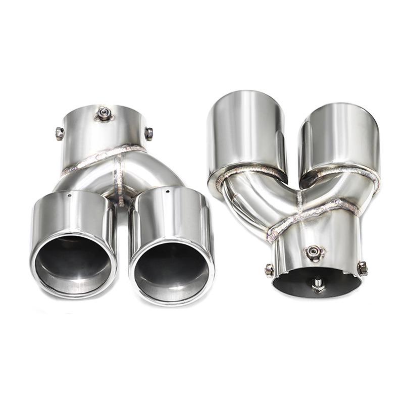 

Stainless Steel Carbon Fiber Quad Exhaust Tips for BMW M240i, M340i, M440i