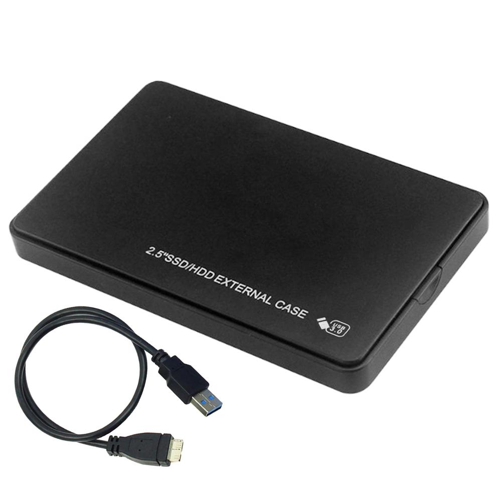 2.5 Inch USB3.0 Hard Disk Box Enclosure 5Gbps SATA HDD SSD Mobile External Case for Notebook Desktop PC (Not Inclube
