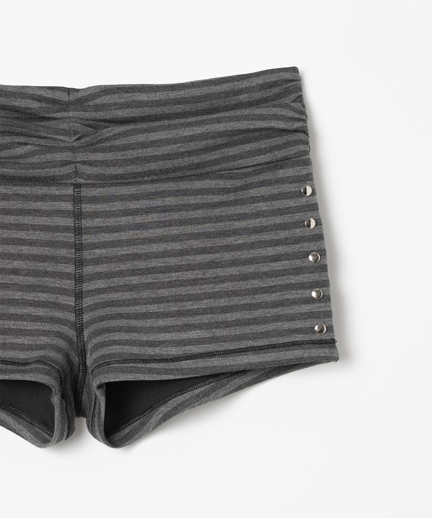 MILLO WOMEN Jersey Micro Shorts [Charcoal]