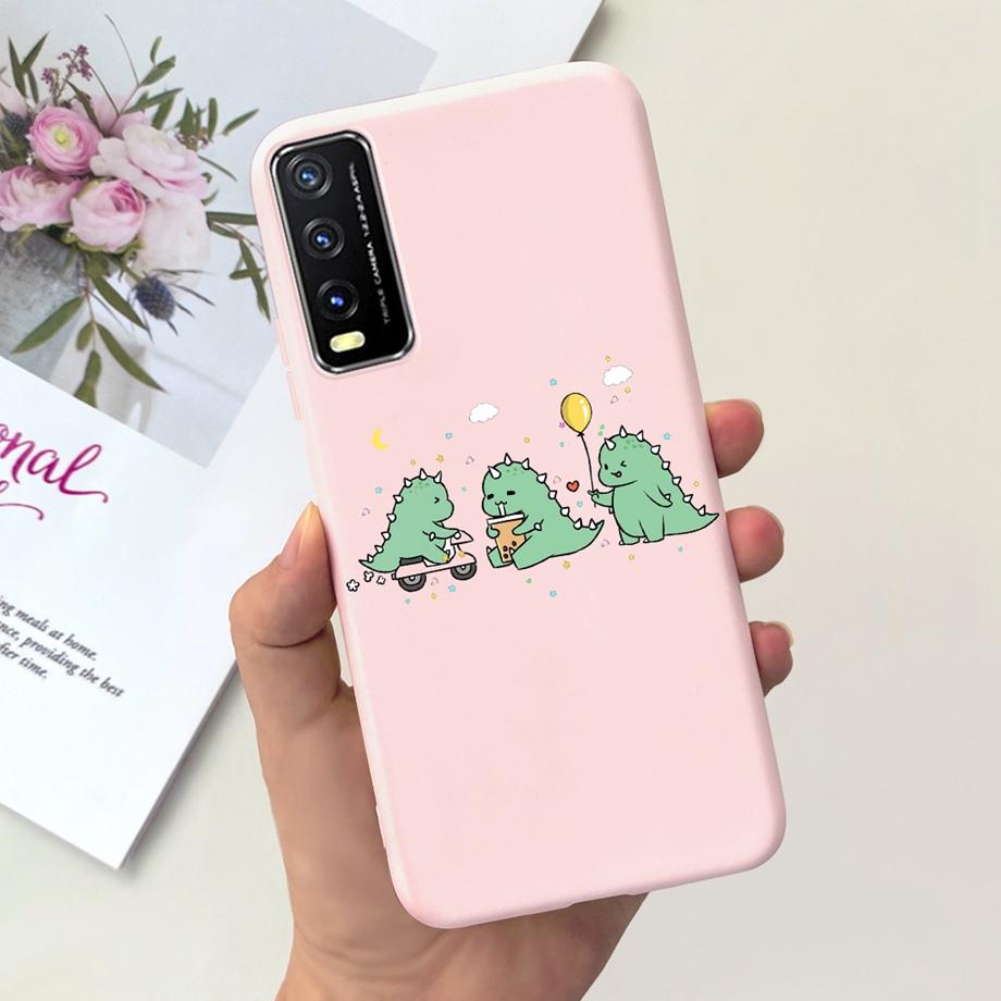 For Vivo V2027 Vivo V2028 Phone Case Space Man Moon Night Cartoon Soft Silicone Bumper Funda For Vivo Y11s Y12s Y20 Y20i Y20s
