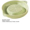 Ceramic Ginger Grinder Portable Grinding Bowl Juicy Delicious Grinding Tool for Grinding Fruits Vegetables Garlic Cheese