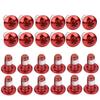 24pz ZTTO Viti per Freni a Disco da Bicicletta T25 Bulloni Colorati M5x10mm0.4in Acciaio Resistenza all'UsuraRosso