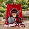 FC Spartak Moscow blanket Flannel Blanket Soft Cozy Plush Throw for Sofa Bed Lightweight Home Decoration Gifts for Christmas various holidays
