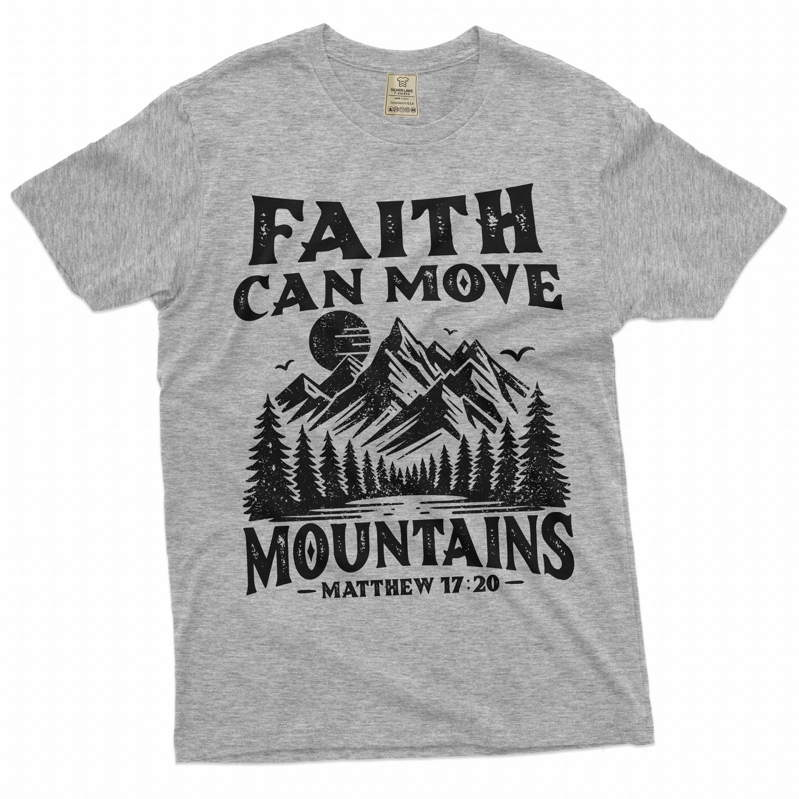 Faith Tee shirt Christmas Jesus Christ Shirt believing motivational Tee shirt L
