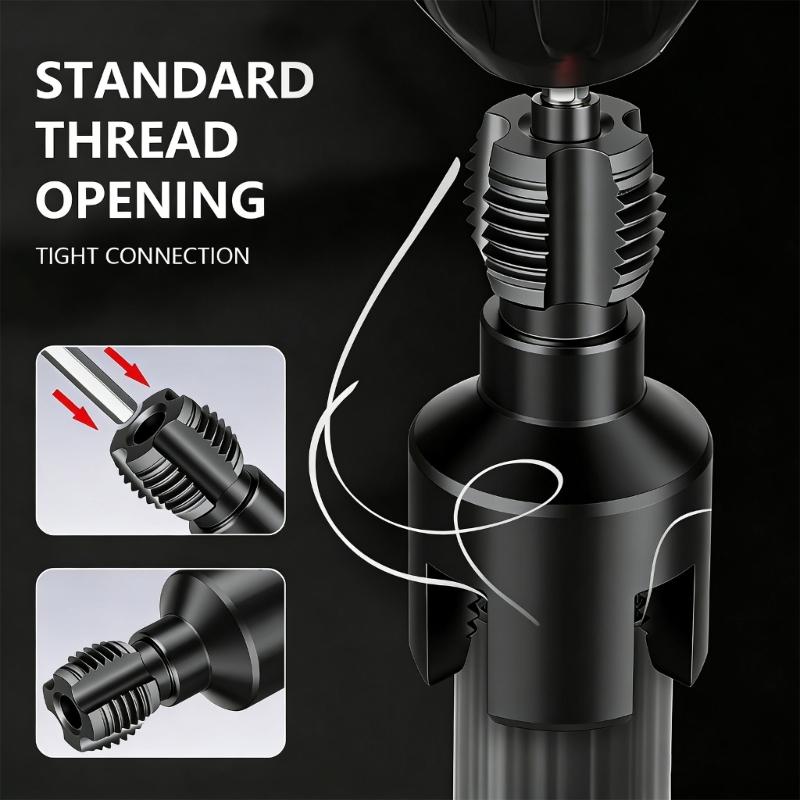 Hochfeste Gewindeschneidkluppe für 1/2 und 3/4 Zoll Rohre mit schneller Innen-/Außenumschaltung und reibungslosem Betrieb