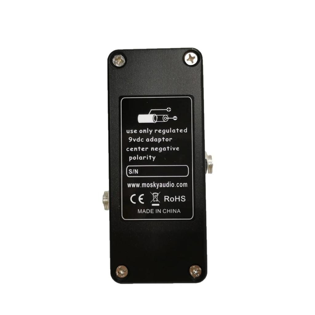 Černý RAT Distortion Mini Kytarový Efektový Pedál Kovové Pouzdro True Bypass Kytarové Díly & Příslušenství