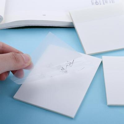 Notepad Self Adhesive Transparent Sticky Notes Daily To Do List Planner Sticker PET Memo Pad