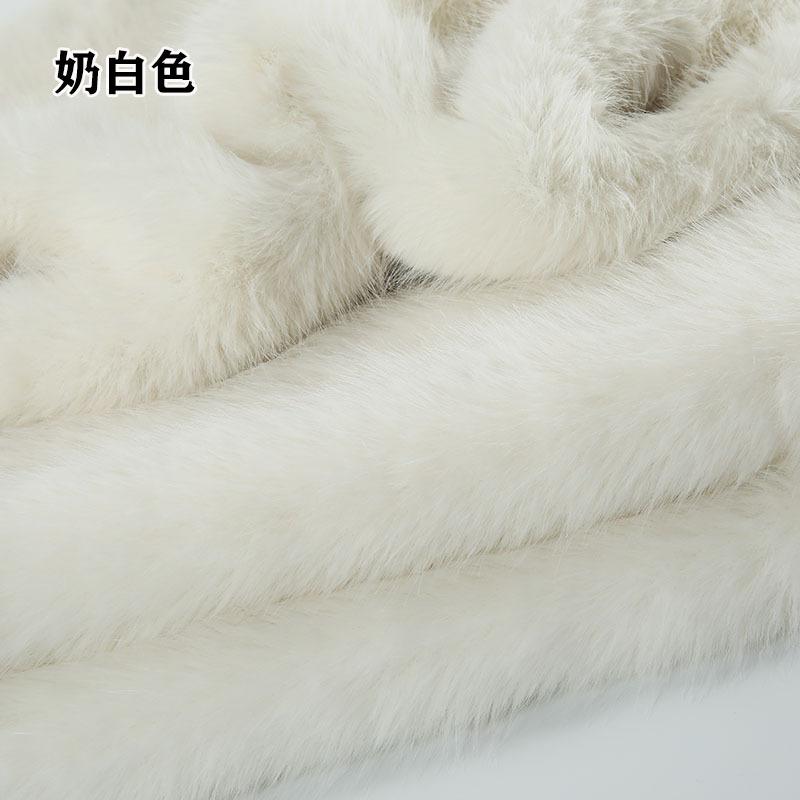 Dicker Kunstfuchs Pelz Kunstpelz Weich Warm für DIY Jacken Kleidung Schuhe Hüte Teppiche Sofabezüge Kissen Plüschstoffe