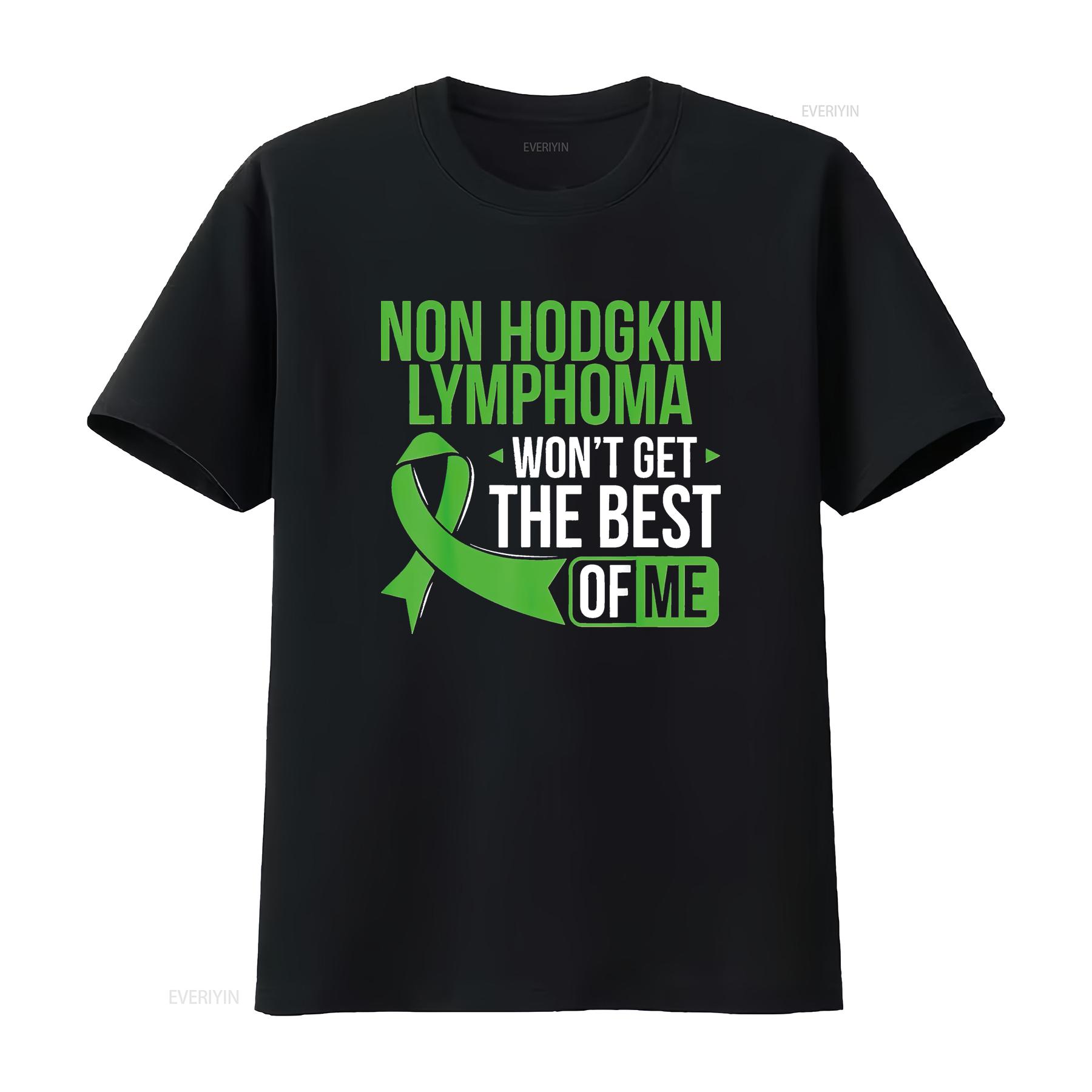 

Womens Non Hodgkin Lymphoma Awareness T Shirt Blood Cancer Black vintage Washed Versatile Soft designer clothes streetwear 4XL